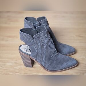 Western Vince Camuto Suede Ankle Booties